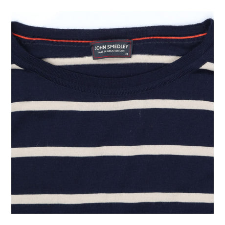 Navy Stripe Fine Knit Lightweight Jumper