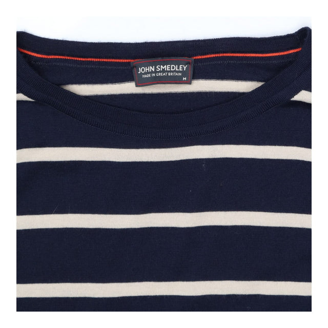 Navy Stripe Fine Knit Lightweight Jumper