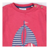 Sweater Dress Pink Long Sleeve with Boat
