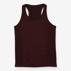 Athlete Seamless Gym Vest Sable Brown