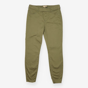 Jeggings Olive Green Slim Leg Stretch Trousers