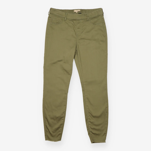 Jeggings Olive Green Slim Leg Stretch Trousers