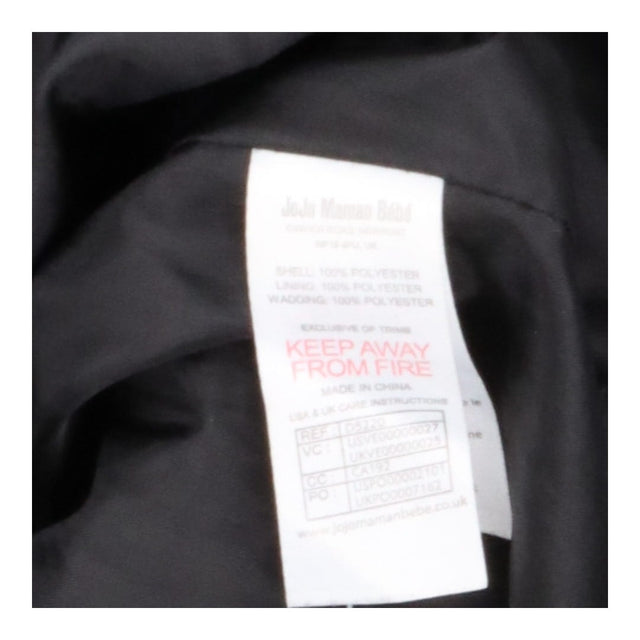 Maternity Light Puffer Coat Black