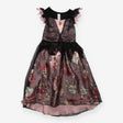 Princess Dress Purple, Pink and Black with Flowers