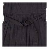 Nita Linen Blend Strappy Maxi Dress Waist Tie