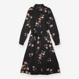 Vero Moda Black Pink Floral Long Sleeve Belted Shi