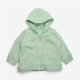 Hoodie Lime butterfly
