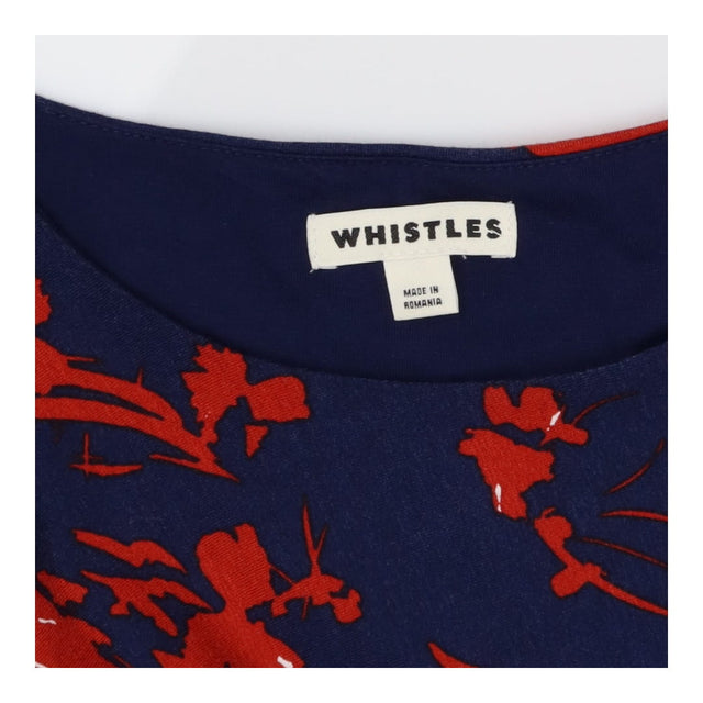Dress navy with red details