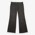 Reiss Dark Charcoal Pinstripe Tailored Smart Trous