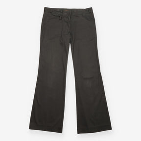 Reiss Dark Charcoal Pinstripe Tailored Smart Trous