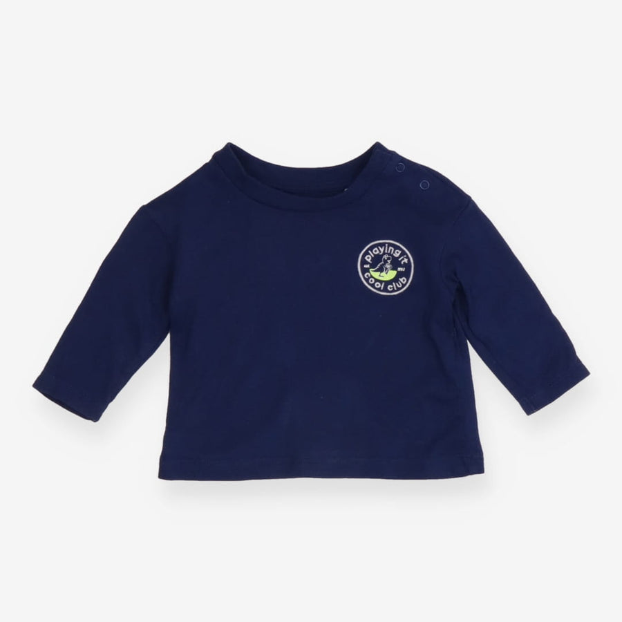 T-shirt long sleeve navy