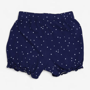 Blue Polkadot Bubble Shorts