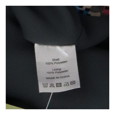 Oliver Bonas Poem Geometric Dress – Blue Grey Pink