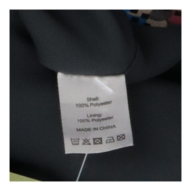 Oliver Bonas Poem Geometric Dress – Blue Grey Pink