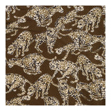 Wrap Dress Khaki Leopard Print Ruffle Long Sleeve