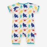 White sea creature romper