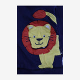 Zip Hoody Navy with Lion ROAR