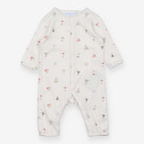 Sleepsuit white ships kites