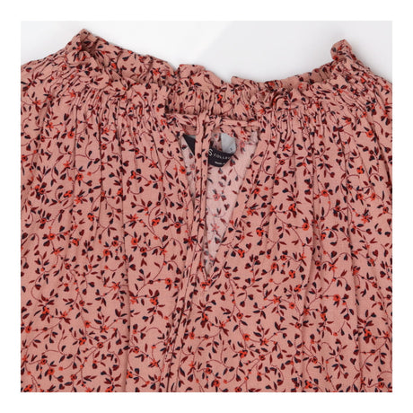 Blouse pink with floral