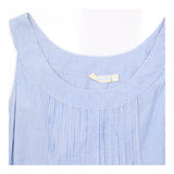 Blue White Stripe 100% Cotton Broderie Anglaise He