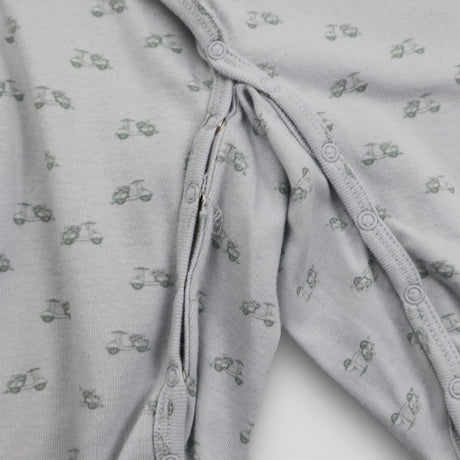 Grey sleepsuit scooters