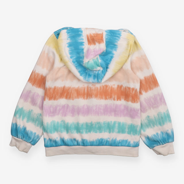 Tie Dye Zipped Hoodie