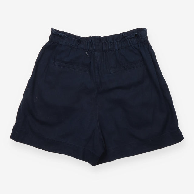 Shorts Navy Blue Elasticated Waist Drawstring Casu