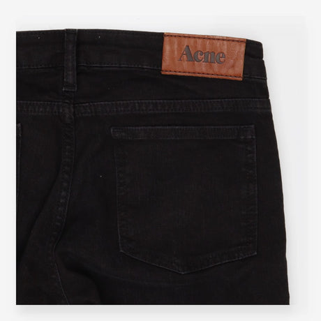 Acne Studios Black Straight‑Leg Jeans