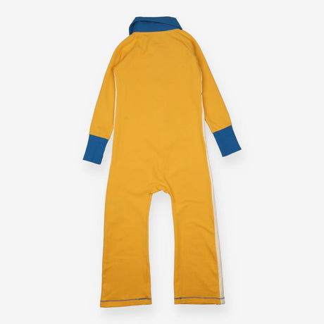 Alba of Denmark Jumpsuit yellow blue cuffs