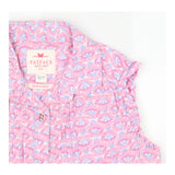 Pink carousel blouse