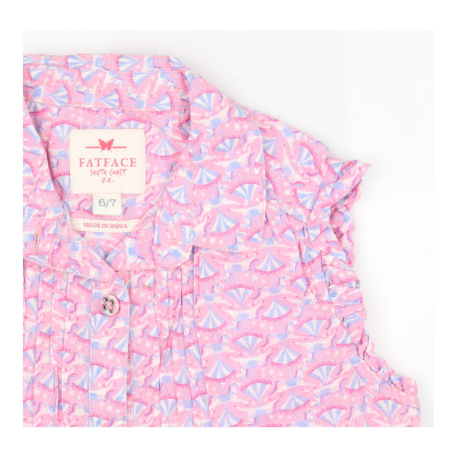Pink carousel blouse