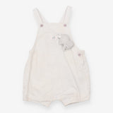 Green Striped Elephant Dungarees Pocket Pal