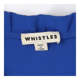 Blue Frederica Crepe Dress