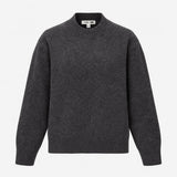 Jumper Charcoal Grey Wool Crew Neck