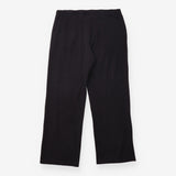 Trousers Black Wide Leg Pull On Elasticated Waist
