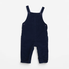 Navy corduroy dungarees