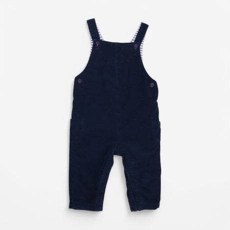 Navy corduroy dungarees