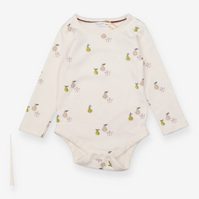 Bodysuit Long Sleeve Cream Pears