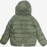 Puffer reversible green khaki