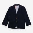 Navy blazer abstract lining