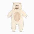 Polar Bear Faux Fur Pramsuit