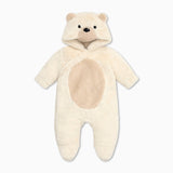 Polar Bear Faux Fur Pramsuit