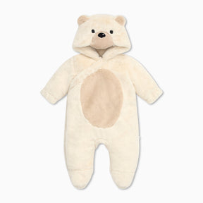 Polar Bear Faux Fur Pramsuit