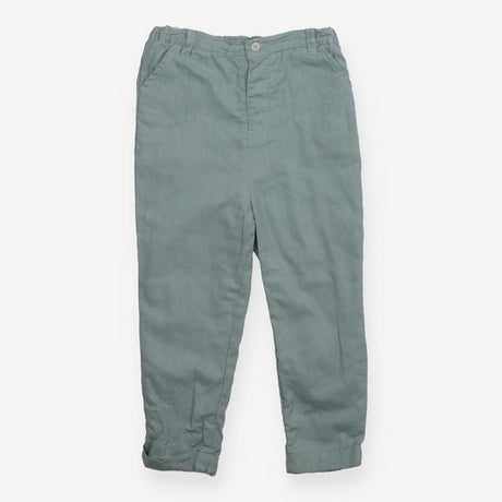 Trousers Linen Blend Sage Green