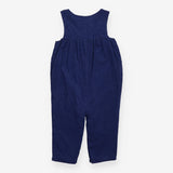 Dungarees Cord Blue Farm Rainbow Appliques