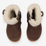 Boots Brown Nubuck with Sherpa Lining
