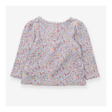 T-shirt ditsy pink and yellow Long Sleeve