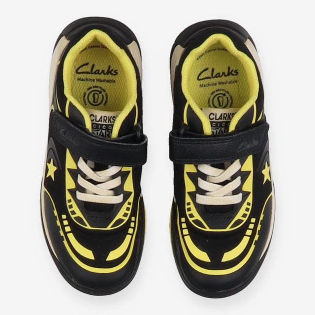 Trainers Black with Yellow Stars