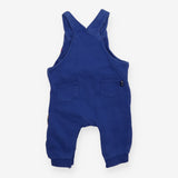 Jersey Dungarees Blue with Festive Appliques