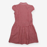 Red school summer dress